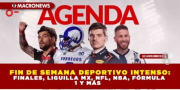 FIN DE SEMANA DEPORTIVO INTENSO: FINALES, LIGUILLA MX, NFL, NBA, FÓRMULA 1 Y MÁS