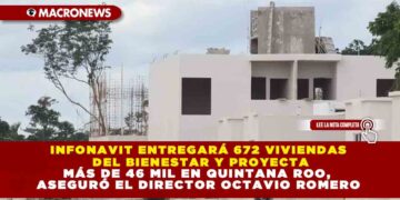 INFONAVIT ENTREGARÁ 672 VIVIENDAS DEL BIENESTAR Y PROYECTA MÁS DE 46 MIL EN QUINTANA ROO, ASEGURÓ EL DIRECTOR OCTAVIO ROMERO
