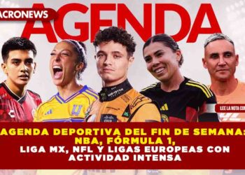 AGENDA DEPORTIVA DEL FIN DE SEMANA: NBA, FÓRMULA 1, LIGA MX, NFL Y LIGAS EUROPEAS CON ACTIVIDAD INTENSA
