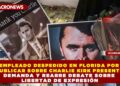 EMPLEADO DESPEDIDO EN FLORIDA POR PUBLICAR SOBRE CHARLIE KIRK PRESENTA DEMANDA Y REABRE DEBATE SOBRE LIBERTAD DE EXPRESIÓN