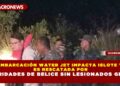 EMBARCACIÓN WATER JET IMPACTA ISLOTE Y ES RESCATADA POR AUTORIDADES DE BELICE SIN LESIONADOS GRAVES