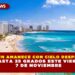 CANCÚN AMANECE CON CIELO DESPEJADO Y HASTA 35 GRADOS ESTE VIERNES 7 DE NOVIEMBRE