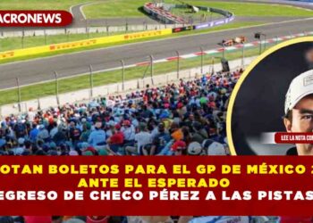 SE AGOTAN BOLETOS PARA EL GP DE MÉXICO 2026 ANTE EL ESPERADO REGRESO DE CHECO PÉREZ A LAS PISTAS