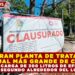 CLAUSURAN PLANTA DE TRATAMIENTO RESIDUAL MÁS GRANDE DE CANCÚN POR DESCARGA DE 300 LITROS DE EFLUENTES POR SEGUNDO ALREDEDOR DEL LUGAR