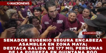 SENADOR EUGENIO SEGURA ENCABEZA ASAMBLEA EN ZONA MAYA; DESTACA SALIDA DE 177 MIL PERSONAS DE LA POBREZA EN QUINTANA ROO