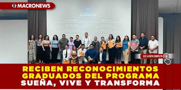 FUNDACIÓN LOMAS CELEBRÓ LA GRADUACIÓN DE 32 JÓVENES DEL CARIBE MEXICANO