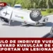 VEHÍCULO DE INDRIVER VUELCA EN EL BOULEVARD KUKULCÁN DE CANCÚN; REPORTAN UN LESIONADO