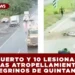 TRAGEDIA EN VERACRUZ: UN MUERTO Y 10 LESIONADOS TRAS ATROPELLAMIENTO DE PEREGRINOS DE QUINTANA ROO