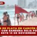 BANDERAS DE PLAYA EN CANCÚN HOY: 70% DE ZONAS CON BANDERA ROJA POR FUERTE OLEAJE ESTE 14 DE NOVIEMBRE DE 2025