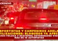 TRANSPORTISTAS Y CAMPESINOS ADELANTAN MOVILIZACIONES: BLOQUEOS YA AFECTAN MÉXICO–TOLUCA Y ECATEPEC; AUTORIDADES VIGILAN MÁS DE 10 AUTOPISTAS