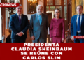 PRESIDENTA SHEINBAUM SE REÚNE CON CARLOS SLIM Y EL CONSEJO COORDINADOR EMPRESARIAL; CONFIRMAN «BUENOS PRONÓSTICOS» ECONÓMICOS