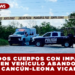 HALLAN DOS CUERPOS CON IMPACTOS DE BALA EN VEHÍCULO ABANDONADO EN CARRETERA DE CANCÚN