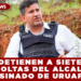  DETIENEN A SIETE ESCOLTAS DEL ALCALDE ASESINADO DE URUAPAN; INVESTIGADOS POR EL HOMICIDIO DEL ATACANTE