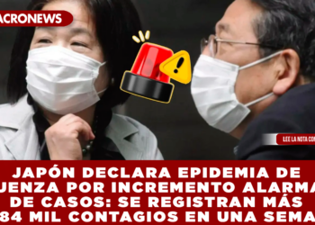 JAPÓN DECLARA EPIDEMIA DE INFLUENZA POR INCREMENTO ALARMANTE DE CASOS: SE REGISTRAN MÁS DE 84 MIL CONTAGIOS EN UNA SEMANA