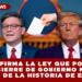 TRUMP FIRMA LA LEY QUE PONE FIN AL CIERRE DE GOBIERNO MÁS LARGO DE LA HISTORIA DE EE. UU.