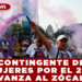 CONTINGENTE DE MUJERES POR EL 25N AVANZA AL ZÓCALO; EXIGEN JUSTICIA Y ELIMINACIÓN DE LA VIOLENCIA