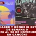 ¿QUÉ HACER Y DÓNDE IR ESTE FIN DE SEMANA DEL 28 AL 30 DE NOVIEMBRE EN CANCÚN?: CONCIERTOS, MERCADOS NAVIDEÑOS Y LA NOCHE DE LAS ESTRELLAS