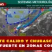 AMBIENTE CÁLIDO Y CHUBASCOS CON NORTE FUERTE EN ZONAS COSTERAS