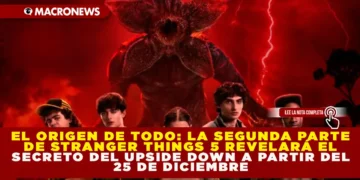 EL ORIGEN DE TODO: LA SEGUNDA PARTE DE STRANGER THINGS 5 REVELARÁ EL SECRETO DEL UPSIDE DOWN A PARTIR DEL 25 DE DICIEMBRE