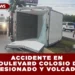 ACCIDENTE EN EL BOULEVARD COLOSIO DEJA UN LESIONADO Y VOLCADURA