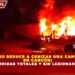 INCENDIO REDUCE A CENIZAS UNA CAMIONETA EN CANCÚN; PÉRDIDAS TOTALES Y SIN LESIONADOS