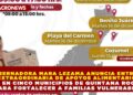 GOBERNADORA MARA LEZAMA ANUNCIA ENTREGA EXTRAORDINARIA DE APOYOS ALIMENTARIOS EN CINCO MUNICIPIOS DE QUINTANA ROO PARA FORTALECER A FAMILIAS VULNERABLES