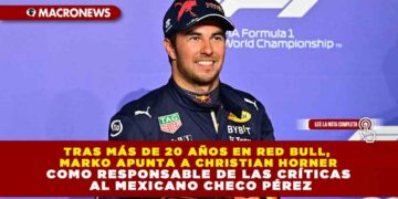 TRAS MÁS DE 20 AÑOS EN RED BULL, MARKO APUNTA A CHRISTIAN HORNER COMO RESPONSABLE DE LAS CRÍTICAS AL MEXICANO CHECO PÉREZ