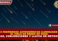 5 FENÓMENOS ASTRONÓMICOS ILUMINARÁN EL CIELO EN ENERO DE 2026: LUNAS, CONJUNCIONES Y LLUVIA DE METEOROS