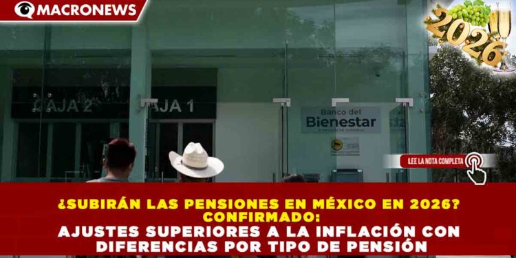 ¿SUBIRÁN LAS PENSIONES EN MÉXICO EN 2026? CONFIRMADO: AJUSTES SUPERIORES A LA INFLACIÓN CON DIFERENCIAS POR TIPO DE PENSIÓN