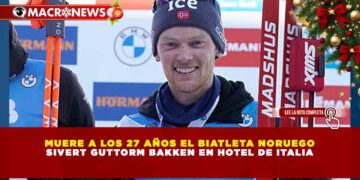 MUERE A LOS 27 AÑOS EL BIATLETA NORUEGO SIVERT GUTTORM BAKKEN EN HOTEL DE ITALIA
