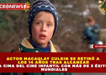 ACTOR MACAULAY CULKIN SE RETIRÓ A LOS 14 AÑOS TRAS ALCANZAR LA CIMA DEL CINE INFANTIL CON MÁS DE 3 ÉXITOS MUNDIALES