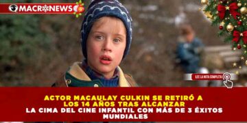 ACTOR MACAULAY CULKIN SE RETIRÓ A LOS 14 AÑOS TRAS ALCANZAR LA CIMA DEL CINE INFANTIL CON MÁS DE 3 ÉXITOS MUNDIALES