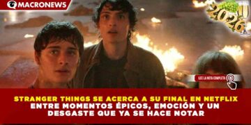 STRANGER THINGS SE ACERCA A SU FINAL EN NETFLIX ENTRE MOMENTOS ÉPICOS, EMOCIÓN Y UN DESGASTE QUE YA SE HACE NOTAR