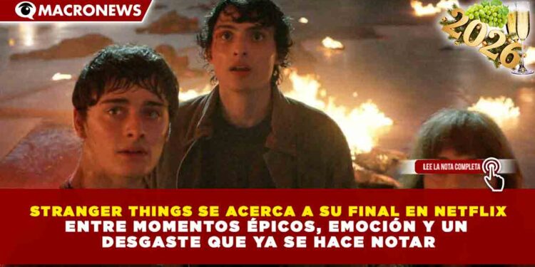 STRANGER THINGS SE ACERCA A SU FINAL EN NETFLIX ENTRE MOMENTOS ÉPICOS, EMOCIÓN Y UN DESGASTE QUE YA SE HACE NOTAR
