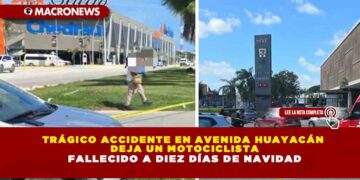 TRÁGICO ACCIDENTE EN AVENIDA HUAYACÁN DEJA UN MOTOCICLISTA FALLECIDO A DIEZ DÍAS DE NAVIDAD