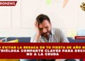 CÓMO EVITAR LA RESACA EN TU FIESTA DE AÑO NUEVO: NUTRIÓLOGA COMPARTE CLAVES PARA DECIRLE NO A LA CRUDA