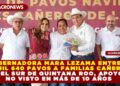 GOBERNADORA MARA LEZAMA ENTREGA 3 MIL 640 PAVOS A FAMILIAS CAÑERAS DEL SUR DE QUINTANA ROO, APOYO NO VISTO EN MÁS DE 10 AÑOS