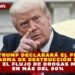 DONALD TRUMP DECLARARÁ EL FENTANILO COMO “ARMA DE DESTRUCCIÓN MASIVA” Y REDUCE EL FLUJO DE DROGAS MARÍTIMAS EN MÁS DEL 90%