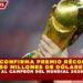 FIFA CONFIRMA PREMIO RÉCORD DE 50 MILLONES DE DÓLARES  AL CAMPEÓN DEL MUNDIAL 2026