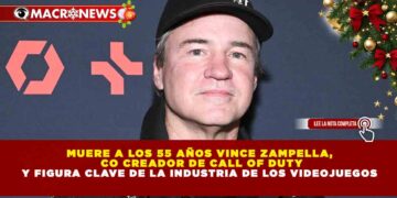 MUERE A LOS 55 AÑOS VINCE ZAMPELLA, CO CREADOR DE CALL OF DUTY Y FIGURA CLAVE DE LA INDUSTRIA DE LOS VIDEOJUEGOS