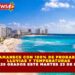 CANCÚN AMANECE CON 100% DE PROBABILIDAD DE LLUVIAS Y TEMPERATURAS DE HASTA 29 GRADOS ESTE MARTES 23 DE DICIEMBRE