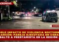 DOBLE IMPACTO DE VIOLENCIA NOCTURNA EN CANCÚN: PAREJA EJECUTADA EN CORALES Y ASALTO A PRESTAMISTA EN LA REGIÓN 247
