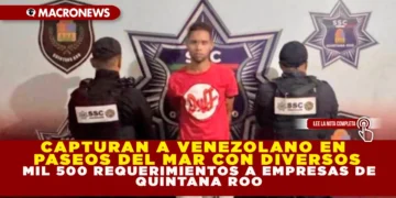 CAPTURAN A VENEZOLANO EN PASEOS DEL MAR CON DIVERSOS TIPOS DE NARCOTICOS