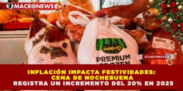 INFLACIÓN IMPACTA FESTIVIDADES: CENA DE NOCHEBUENA REGISTRA UN INCREMENTO DEL 20% EN 2025