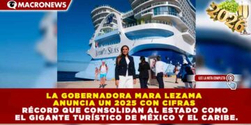 QUINTANA ROO ROMPE RÉCORDS HISTÓRICOS: PROYECTA 7.4 MILLONES DE CRUCERISTAS Y ALCANZA 771 OPERACIONES AÉREAS DIARIAS EN 2025