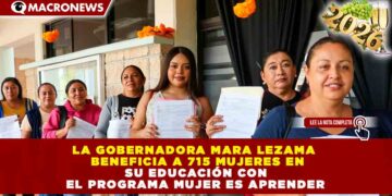 TRANSFORMACIÓN EDUCATIVA EN QUINTANA ROO: «MUJER ES APRENDER» IMPULSA LA PROFESIONALIZACIÓN DE 715 MUJERES CON COBERTURA DEL 100% EN NIVELES ACADÉMICOS
