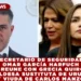 SECRETARIO DE SEGURIDAD, OMAR GARCÍA HARFUCH SE REUNE CON GRECIA QUIROZ, ALCALDESA SUSTITUTA DE URUAPAN Y VIUDA DE CARLOS MANZO