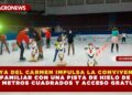 PLAYA DEL CARMEN IMPULSA LA CONVIVENCIA FAMILIAR CON UNA PISTA DE HIELO DE 600 METROS CUADRADOS Y ACCESO GRATUITO