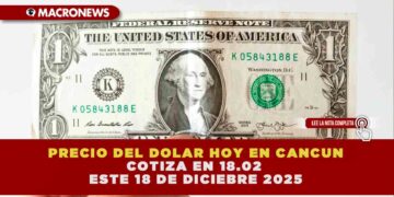 MERCADOS FINANCIEROS: EL PESO MEXICANO INICIA JORNADA ESTABLE CON EL DÓLAR EN 18.02 Y LA LIBRA ESTERLINA SUPERANDO LOS 24 PESOS