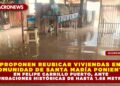 PROPONEN REUBICAR VIVIENDAS EN COMUNIDAD DE SANTA MARÍA PONIENTE EN FELIPE CARRILLO PUERTO, ANTE INUNDACIONES HISTÓRICAS DE HASTA 1.68 METROS